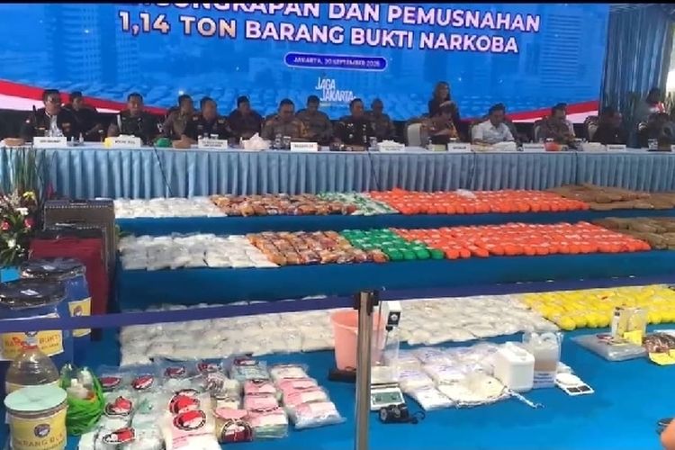 Selamatkan 4,5 Juta Jiwa dengan Pengungkapan Narkotika 1,14 Ton