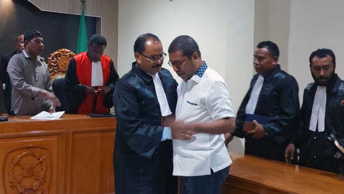 Attachment for Herry Ario Naap Dibebaskan dari Semua Tuduhan JPU
