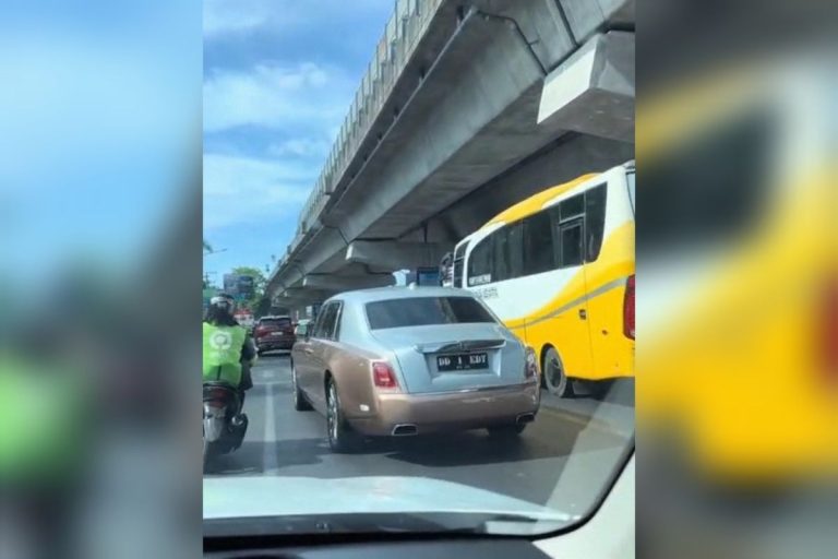 Sultan Palsu Ditangkap Polisi di Makassar, Rolls-Royce Phantom Terbongkar dengan Plat Nomor Palsu