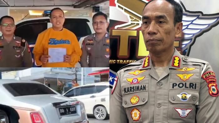 Banyak Gaya, Pemilik Rolls-Royce dengan Nopol Palsu Ditangkap Polisi