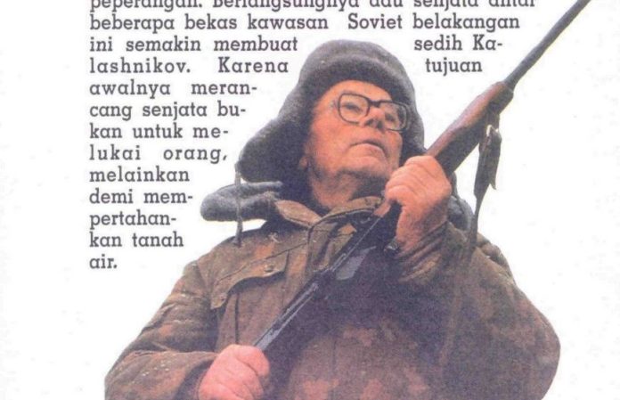Attachment for Mikhail Kalashnikov Menyesal atas Jutaan Jiwa yang Tewas oleh Senjata Buatannya