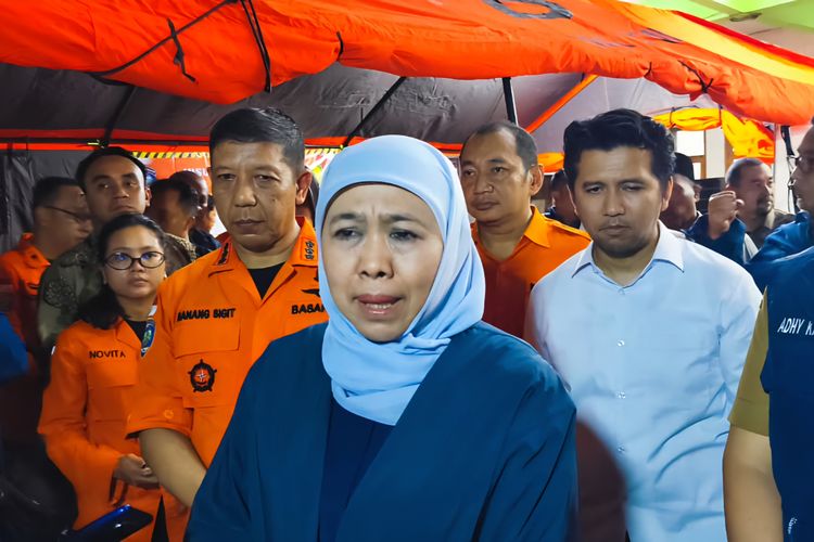 Ponpes Sidoarjo Ambruk, Gubernur Khofifah Jamin Biaya Perawatan Korban