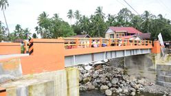 Alhamdulillah! Jembatan Batang Sani Tandikek di Padang Pariaman Kini Berdiri Kokoh