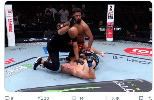 Hasil UFC Vegas 110 – Karma Tepat, Lawan Jauh dari Tom Aspinall