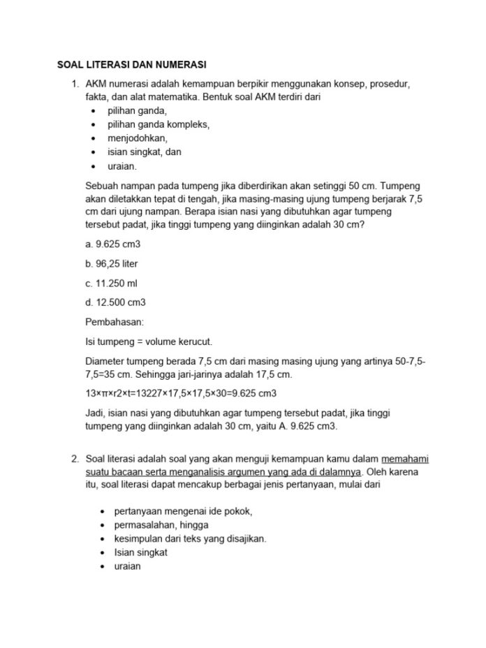 Attachment for Mengungkap 50 Soal AKG Literasi dan Numerasi yang Sering Menjebak Guru