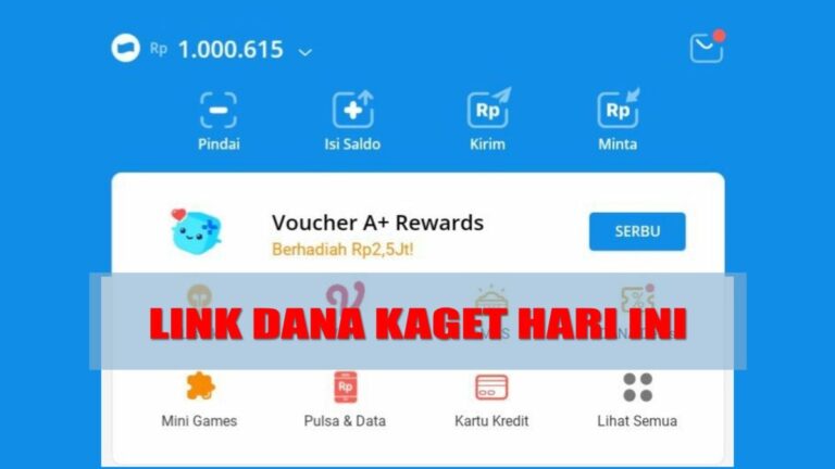 Link Dana Gratis 10K Hari Ini, Kumpulkan 2 Juta dengan Link Kaget Terbaru