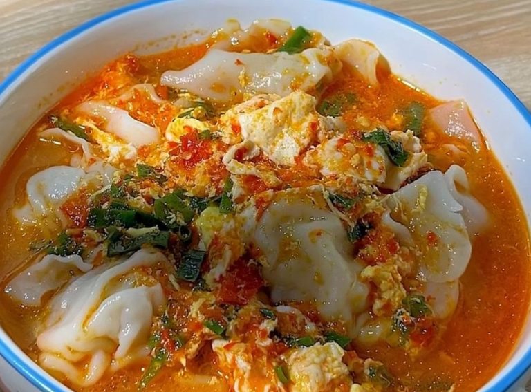 Resep dimsum seblak pedas, gurih, dan kenyal dengan isi ayam juicy