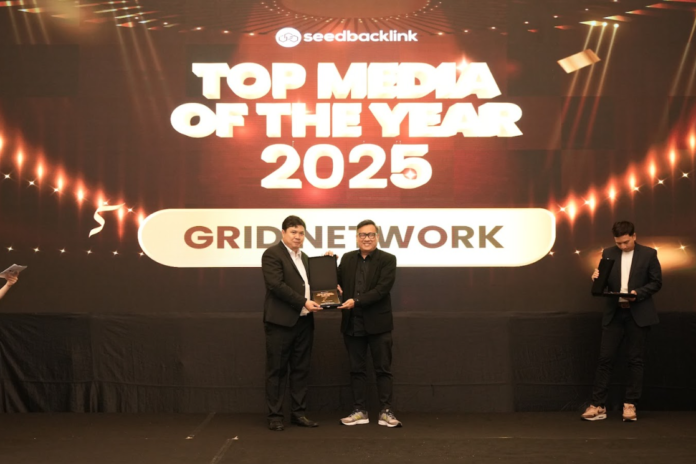 Attachment for Grid Network dinobatkan sebagai Media Terbaik 2025 di SeedBacklink Summit 2026 Jakarta