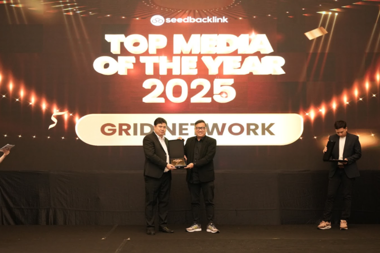 Grid Network dinobatkan sebagai Media Terbaik 2025 di SeedBacklink Summit 2026 Jakarta