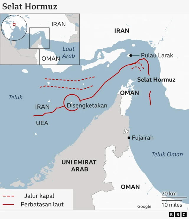Menlu Abbas Umumkan Selat Hormuz Dibuka, Iran: Terbatas dan Berbayar