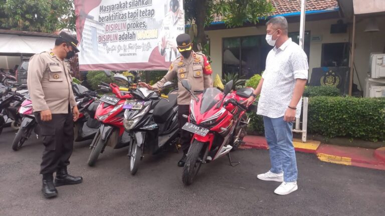 Dua Pelaku Curanmor Ditangkap di Hotel Farida Sampit, Barang Bukti Disembunyikan di Kamar